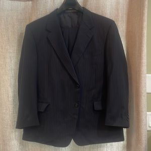 Blue men’s suite pin strip 2 piece